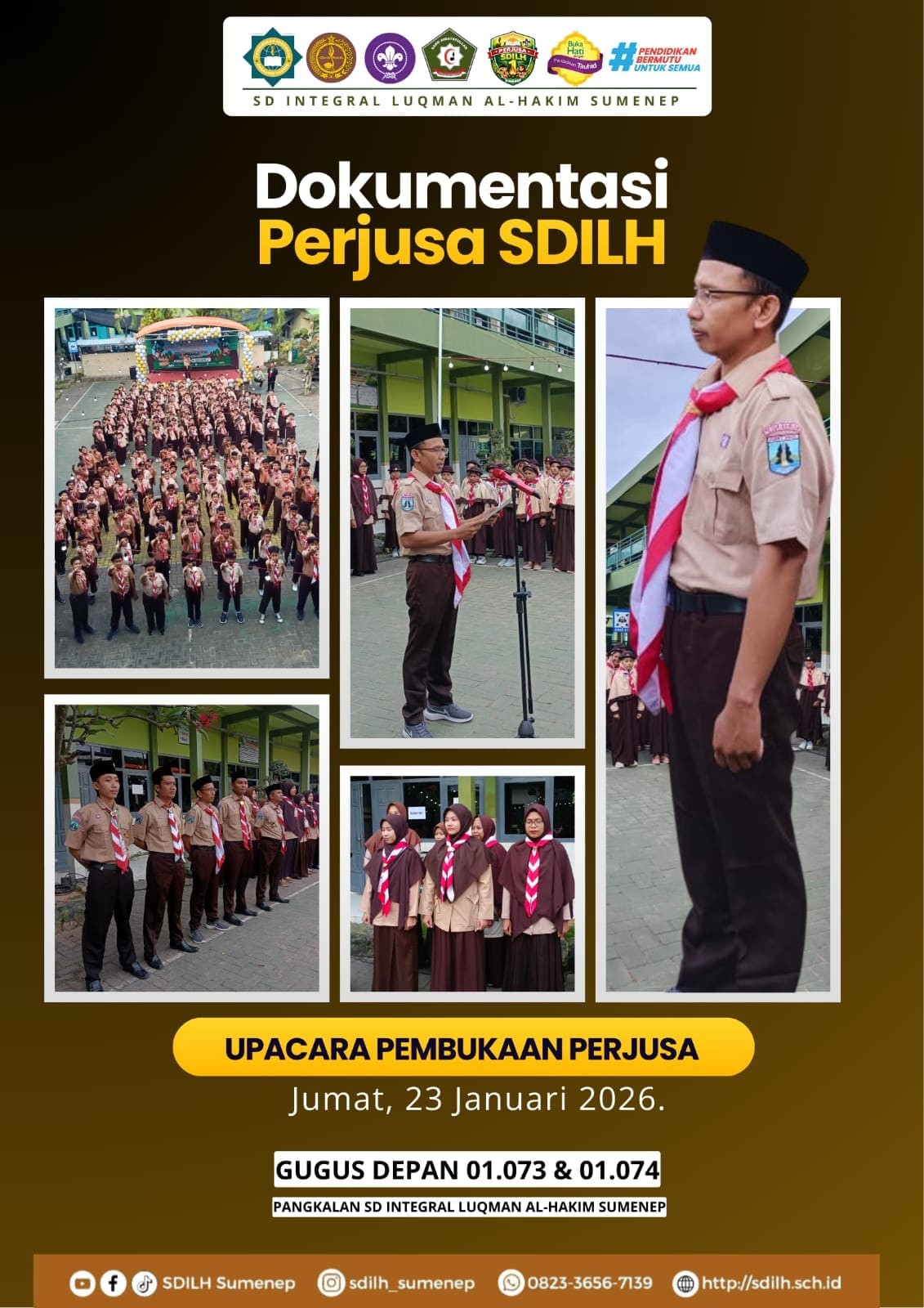 Upacara Pembukaan Perjusa 1 SD Integral Luqman Al Hakim Sumenep 